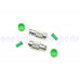 AT-M-FCA-XX FC-APC固定式公母光纖衰減器 FC/APC固定式公母光纖衰減器 陰陽衰減器 ATT 可選衰減值 單模 光衰減器 密陶 FC APC光衰器零件
